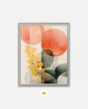 Abstract Botanical Disc