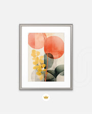 Abstract Botanical Disc