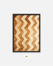 Earthy Chevron Waves
