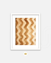 Earthy Chevron Waves