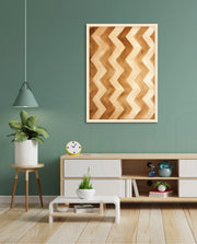 Earthy Chevron Waves