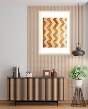 Earthy Chevron Waves
