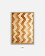 Earthy Chevron Waves