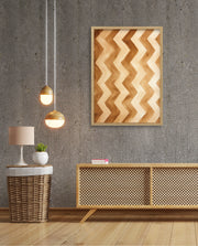 Earthy Chevron Waves
