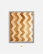 Earthy Chevron Waves