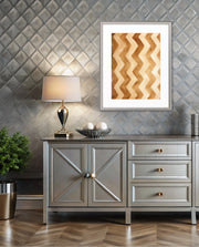 Earthy Chevron Waves