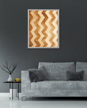 Earthy Chevron Waves