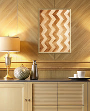Earthy Chevron Waves