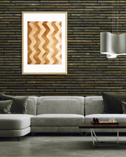 Earthy Chevron Waves