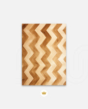 Earthy Chevron Waves