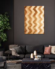Earthy Chevron Waves