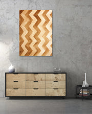 Earthy Chevron Waves