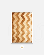 Earthy Chevron Waves