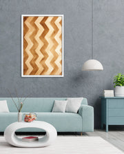 Earthy Chevron Waves