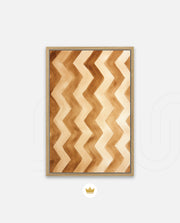 Earthy Chevron Waves