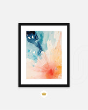 Watercolor Sunburst