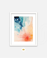 Watercolor Sunburst