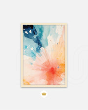 Watercolor Sunburst