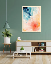 Watercolor Sunburst