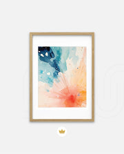 Watercolor Sunburst