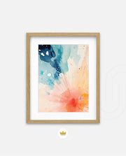 Watercolor Sunburst