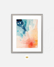 Watercolor Sunburst