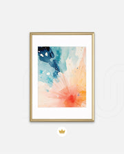 Watercolor Sunburst