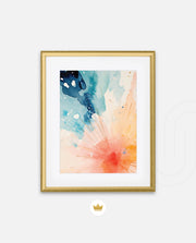Watercolor Sunburst