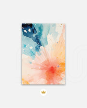 Watercolor Sunburst
