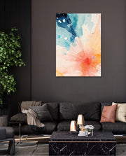 Watercolor Sunburst