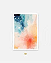 Watercolor Sunburst
