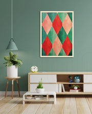 Vintage Diamond Pattern