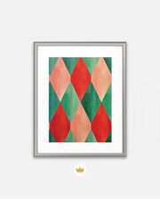 Vintage Diamond Pattern
