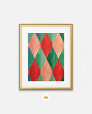 Vintage Diamond Pattern