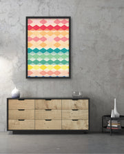 Pastel Diamond Stripes