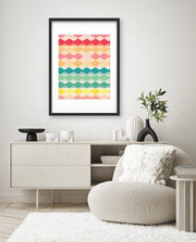 Pastel Diamond Stripes