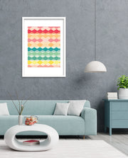 Pastel Diamond Stripes
