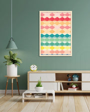 Pastel Diamond Stripes