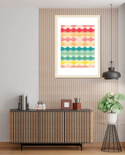 Pastel Diamond Stripes