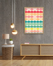 Pastel Diamond Stripes