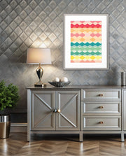 Pastel Diamond Stripes