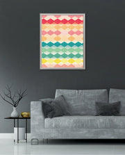 Pastel Diamond Stripes