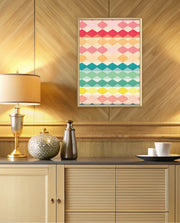 Pastel Diamond Stripes