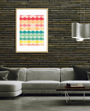 Pastel Diamond Stripes