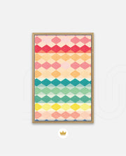 Pastel Diamond Stripes