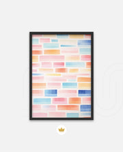 Pastel Rectangle Pattern