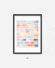 Pastel Rectangle Pattern