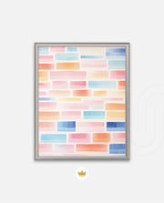 Pastel Rectangle Pattern