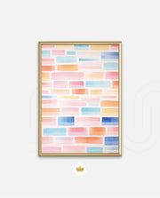 Pastel Rectangle Pattern
