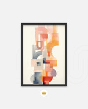 Abstract Vertical Collage